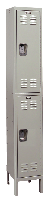 Double Tier Standard Steel Locker 1-Wide 12