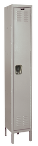 Single Tier Standard Steel Locker 1-Wide 12" W x 15" D x 72" H